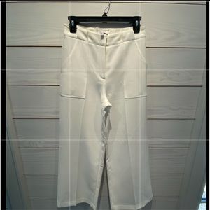 White cropped LucyParis pants